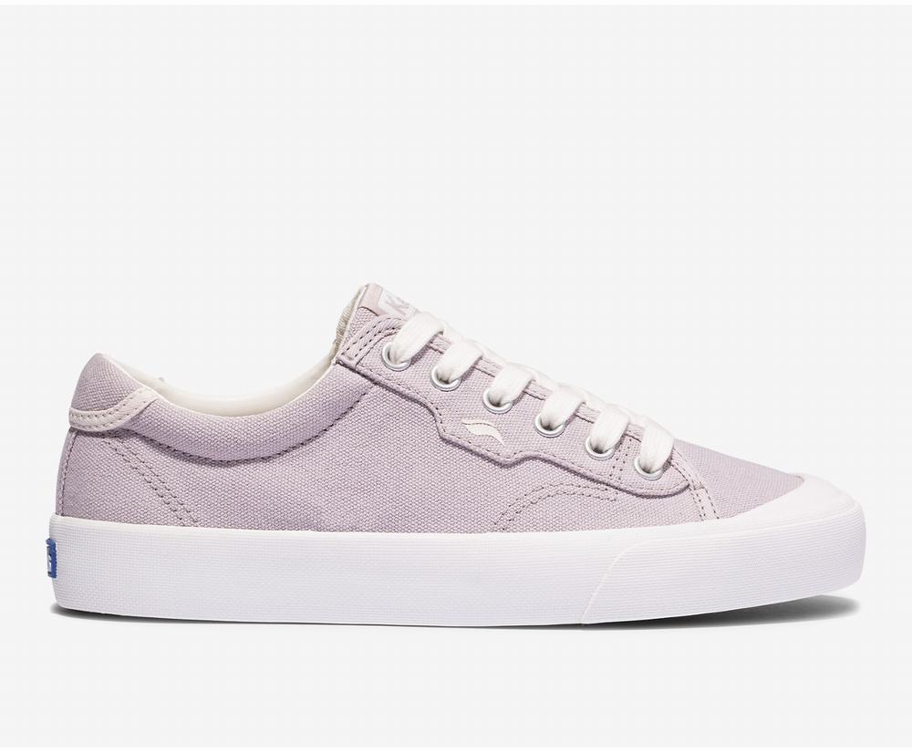 Women's Keds Crew Kick 75 Feat Organic Cotton Sneakers Purple 7124580TX - South Africa